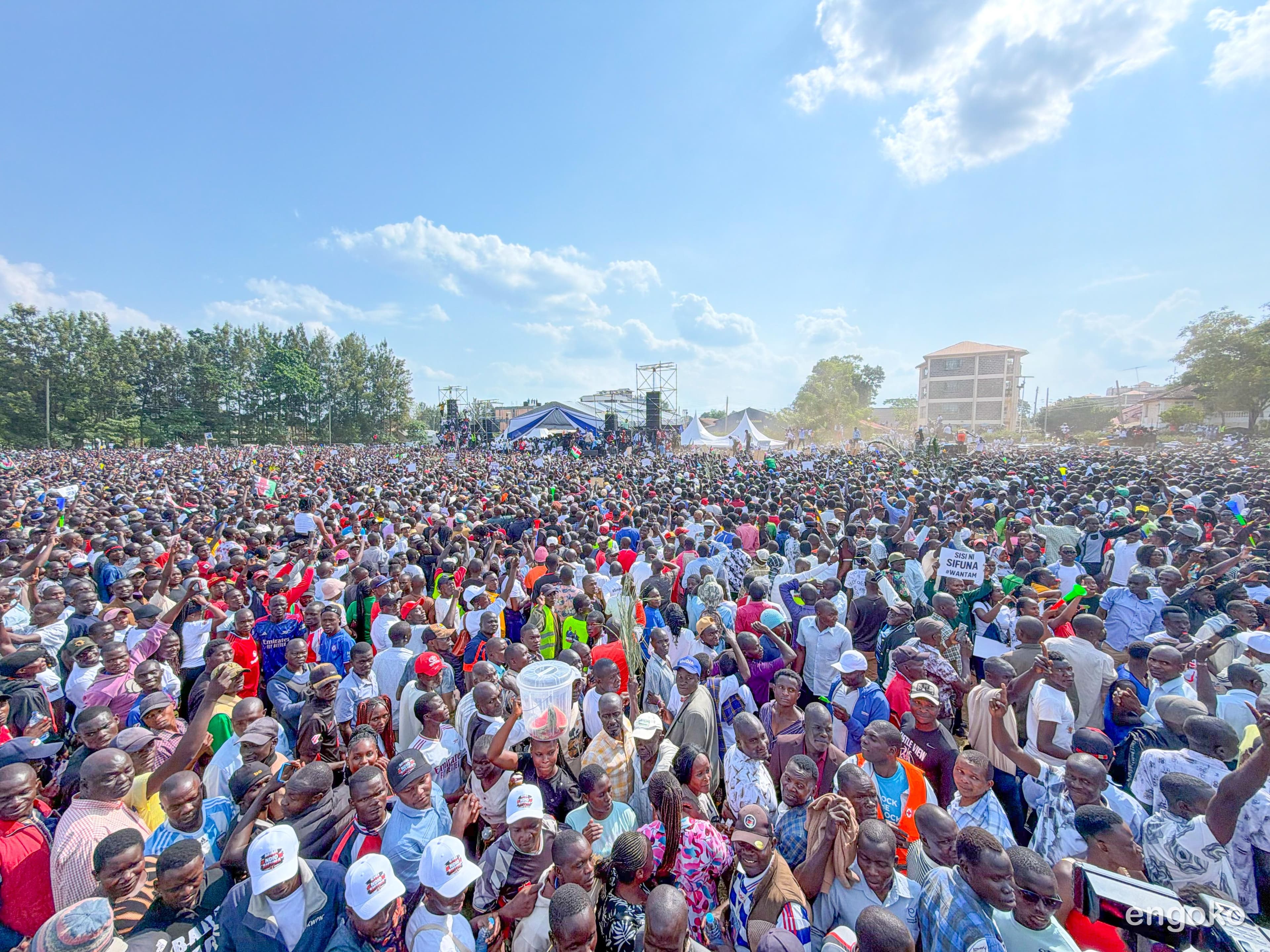 Bungoma County Linda Mwananchi rally
